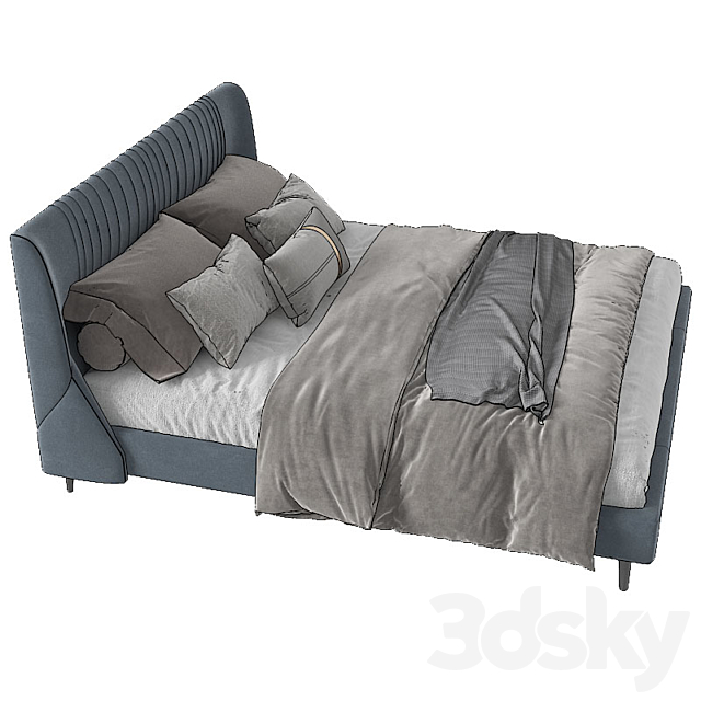 bed 3DSMax File - thumbnail 2