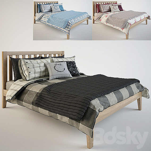 Bed 3DSMax File - thumbnail 1