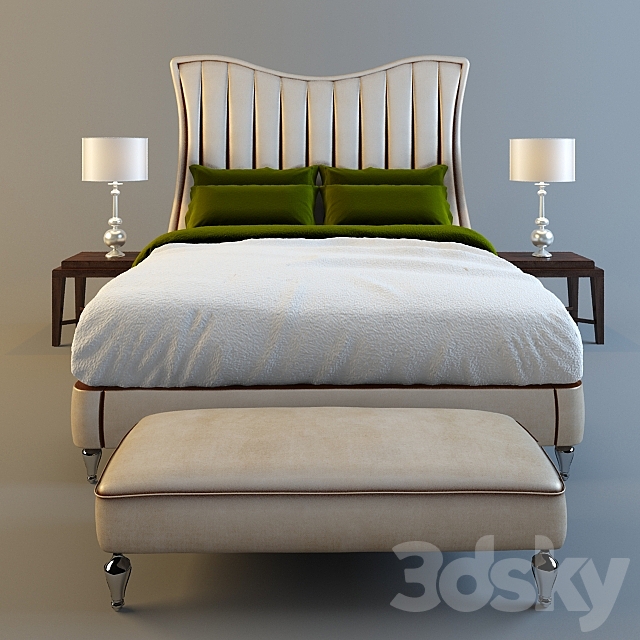 bed 3DSMax File - thumbnail 1