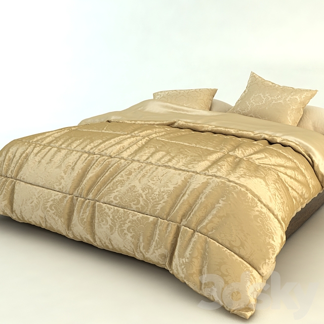 Bed 3DSMax File - thumbnail 1