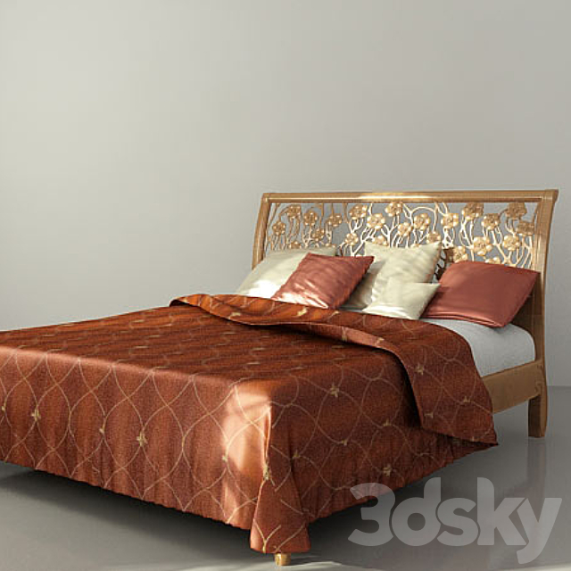 bed 3DSMax File - thumbnail 1