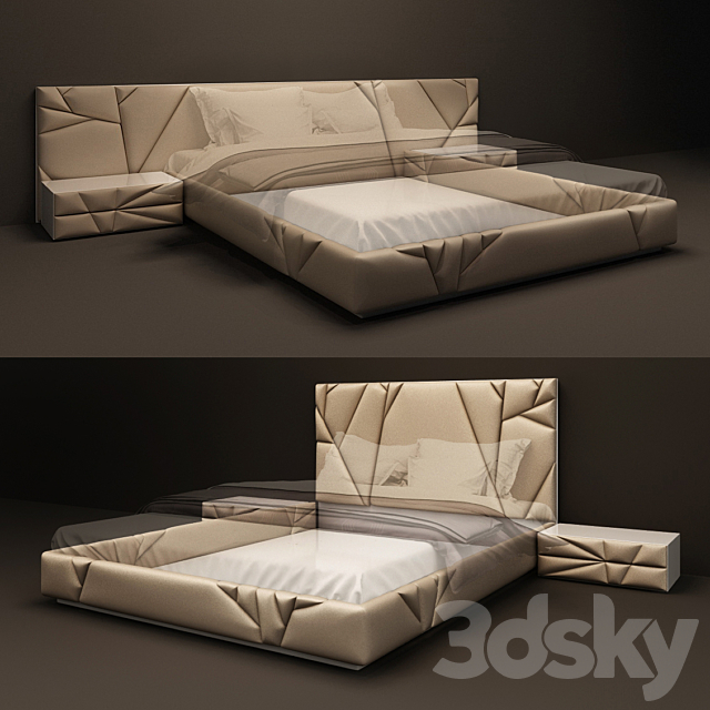 bed 3DSMax File - thumbnail 1