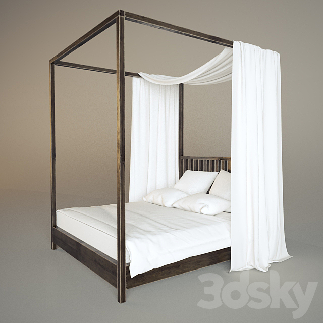 Bed 3DSMax File - thumbnail 3