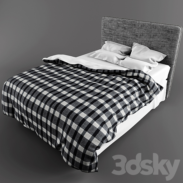 Bed 3DSMax File - thumbnail 1