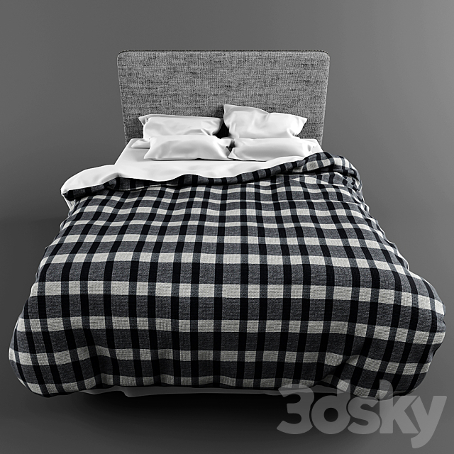 Bed 3DSMax File - thumbnail 2