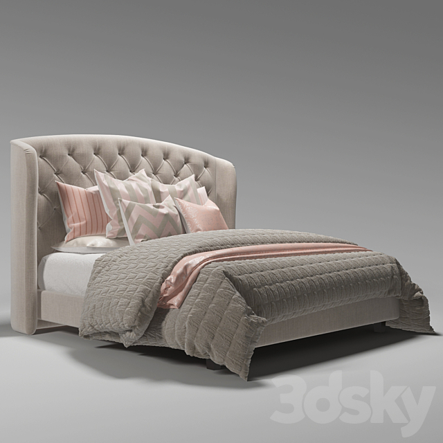 Bed 3DSMax File - thumbnail 2