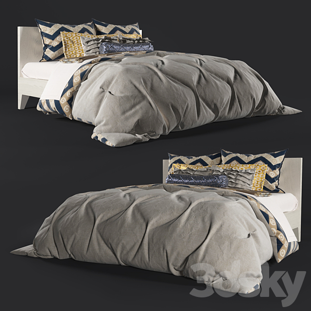 Bed 3DSMax File - thumbnail 2