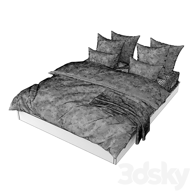 Bed 3DSMax File - thumbnail 2