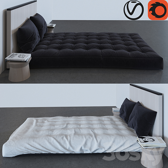 bed 3DSMax File - thumbnail 1