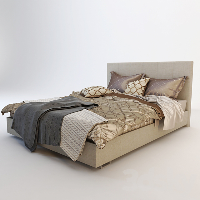 Bed 3DSMax File - thumbnail 1