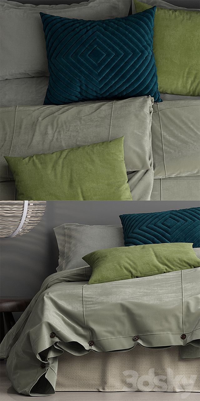 Bed 3DSMax File - thumbnail 2