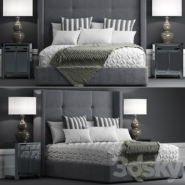 Bed 3DSMax File - thumbnail 1