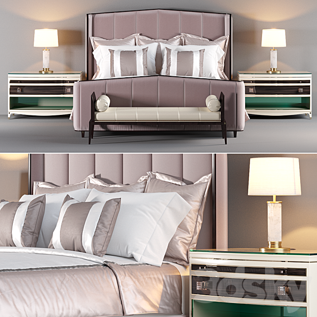 Bed 3DSMax File - thumbnail 1