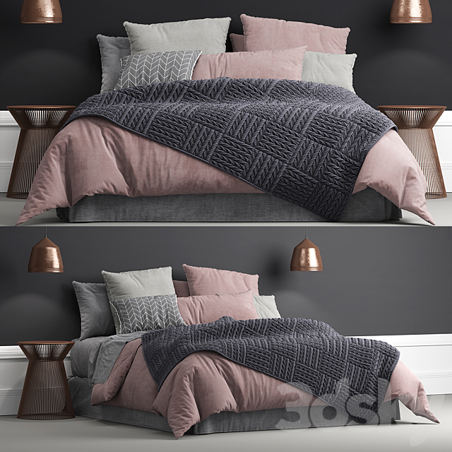 Bed 3DSMax File - thumbnail 1