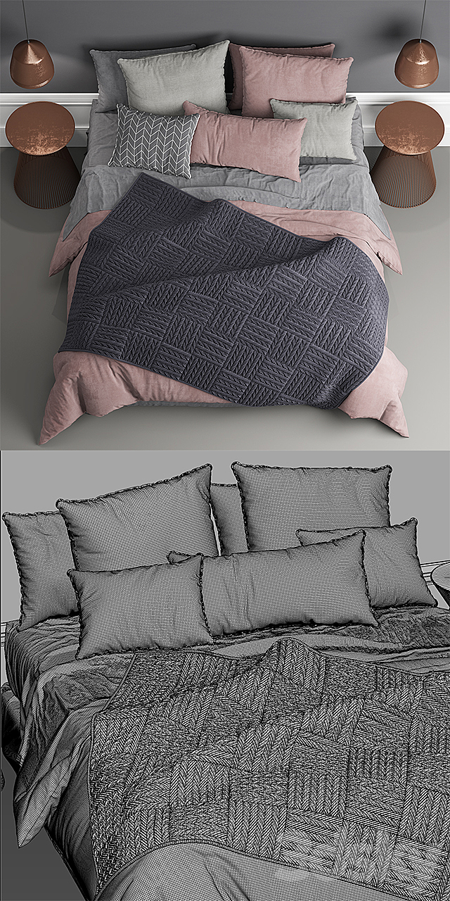 Bed 3DSMax File - thumbnail 3