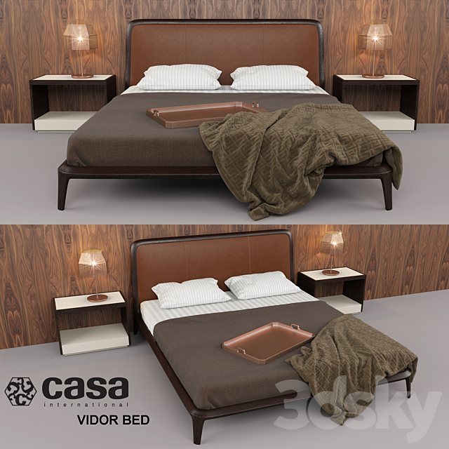 Bed 3DSMax File - thumbnail 1