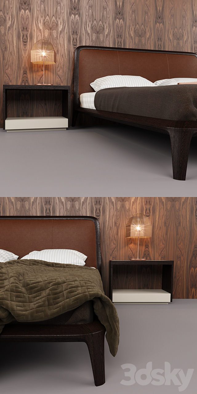 Bed 3DSMax File - thumbnail 2