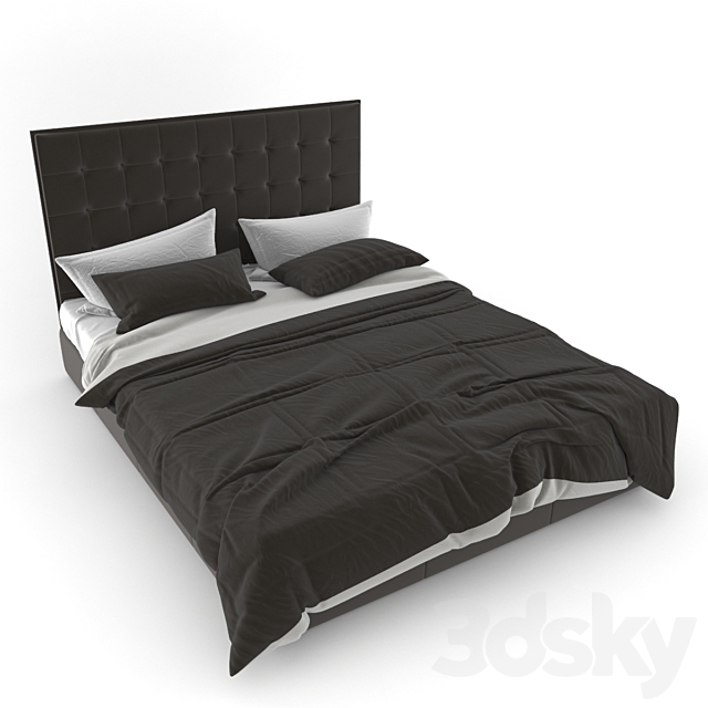 Bed 3DSMax File - thumbnail 1