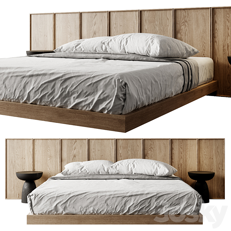 Bed 6 3DS Max Model - thumbnail 1