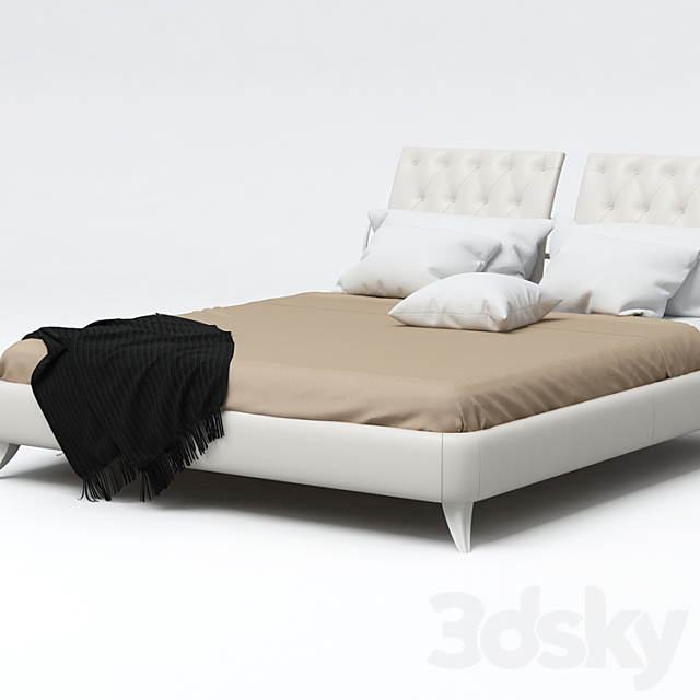 Bed Acur 3DS Max Model - thumbnail 2