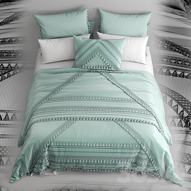 Bed adairs bed 3DSMax File - thumbnail 3