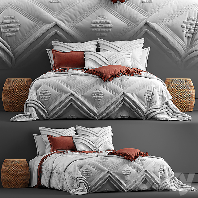 Bed adairs bed 3DSMax File - thumbnail 1