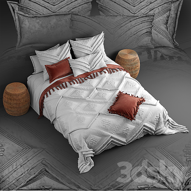 Bed adairs bed 3DSMax File - thumbnail 5