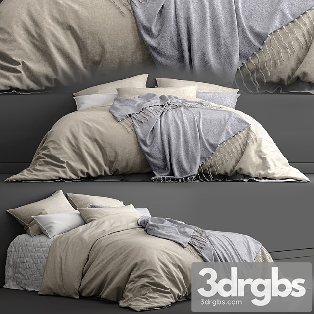 Bed adairs bed_3 2 3dsmax Download - thumbnail 1