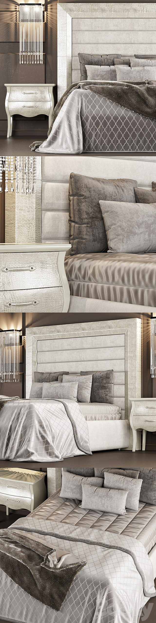 Bed Adler DVhomecollection 3DSMax File - thumbnail 2