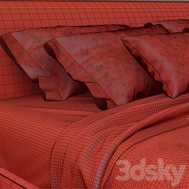 Bed Alberta Gibson 3DSMax File - thumbnail 4