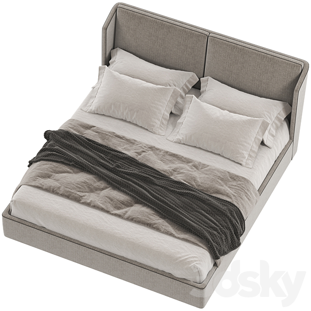 Bed Alberta Nikita 3DSMax File - thumbnail 3