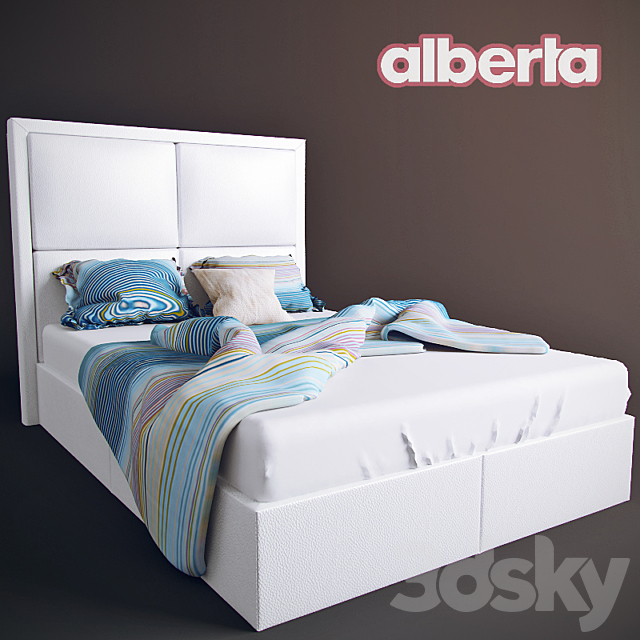 Bed Alberta Tako 3DSMax File - thumbnail 1