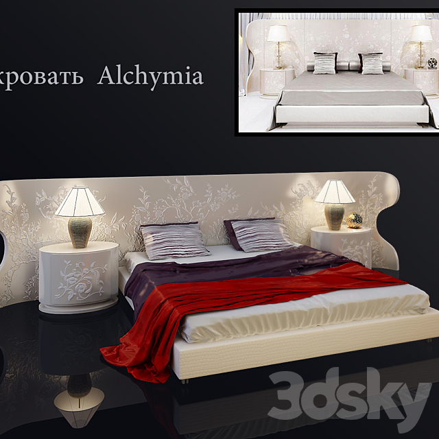 bed Alchymia 3DSMax File - thumbnail 1