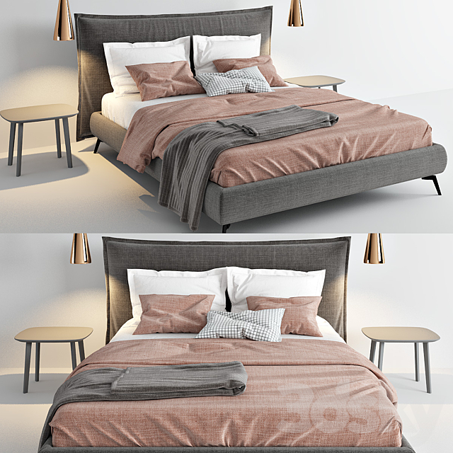 Bed Alf daFre Francis 3DSMax File - thumbnail 1