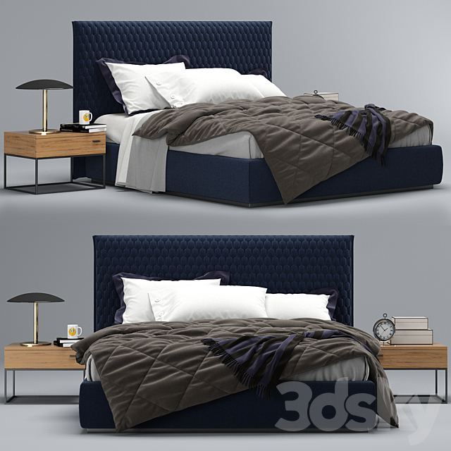 Bed Allen. Alf 3DSMax File - thumbnail 1