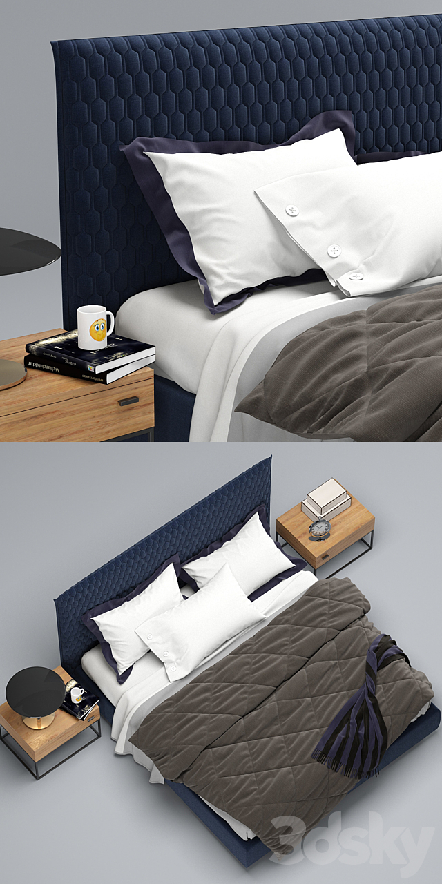 Bed Allen. Alf 3DSMax File - thumbnail 2