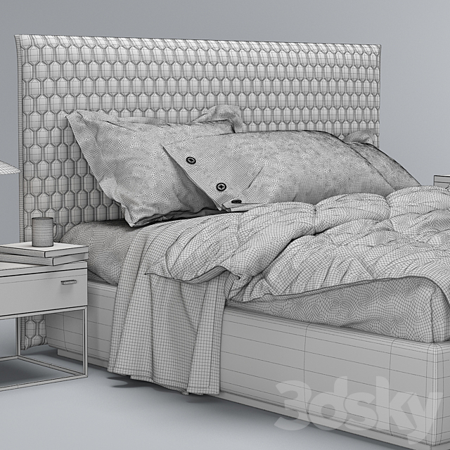 Bed Allen. Alf 3DSMax File - thumbnail 3