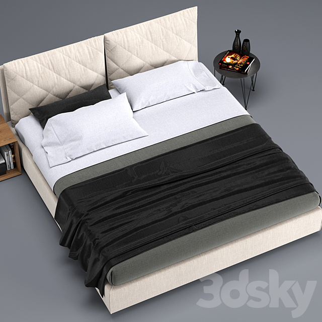 Bed Allen. Felis. 3DSMax File - thumbnail 2