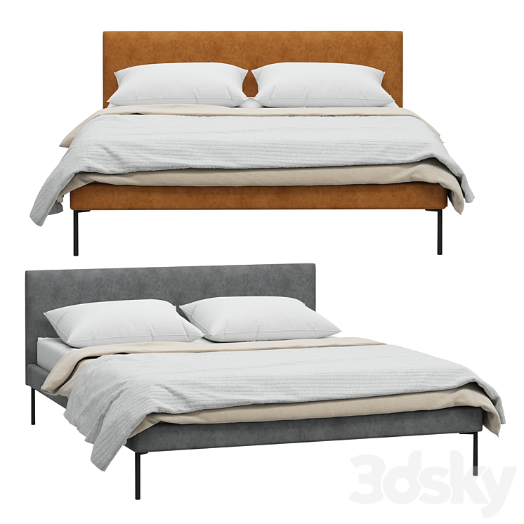 bed AMYEN 3DS Max Model - thumbnail 1