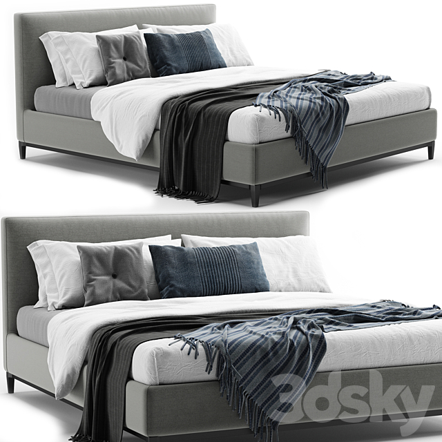 Bed andersen minotti 3DSMax File - thumbnail 1