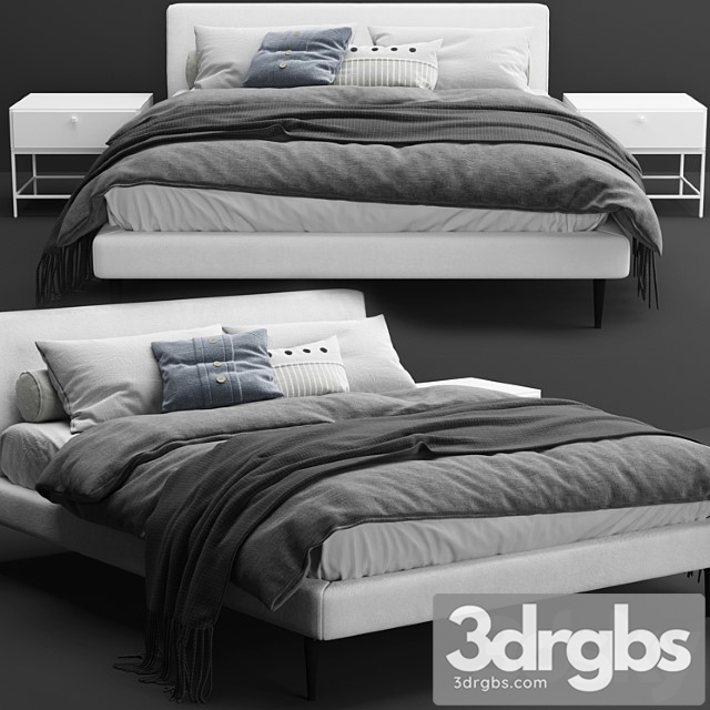 Bed arlington boconcept new 2 3dsmax Download - thumbnail 1