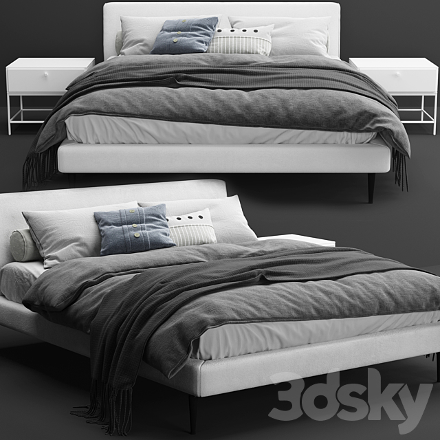 Bed Arlington Boconcept new 3DSMax File - thumbnail 1