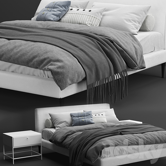 Bed Arlington Boconcept new 3DSMax File - thumbnail 2