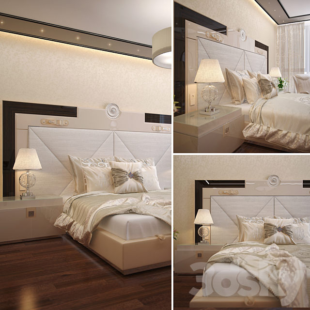 Bed ART EDGE 3DSMax File - thumbnail 2