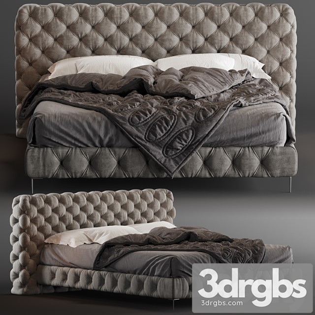 Bed aston night 2 3dsmax Download - thumbnail 1