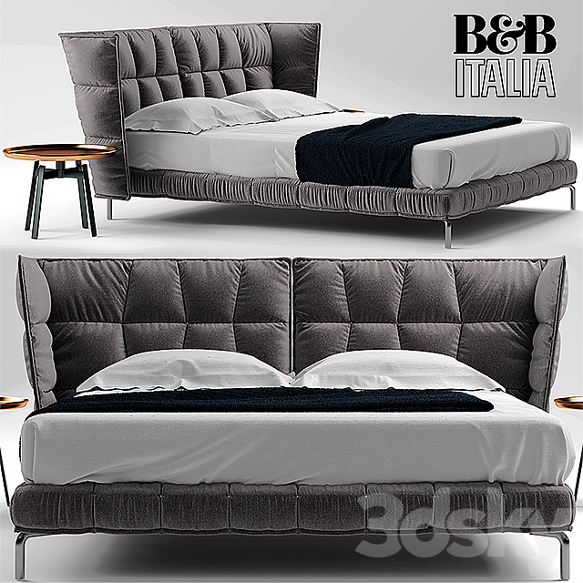 Bed b & b husk bett bed PATRICIA URQUIOLA HUSK OUTDOOR 3DS Max Model - thumbnail 1