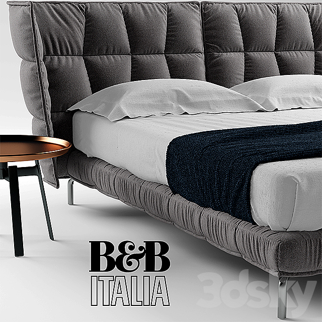 Bed b & b husk bett bed PATRICIA URQUIOLA HUSK OUTDOOR 3DS Max Model - thumbnail 2