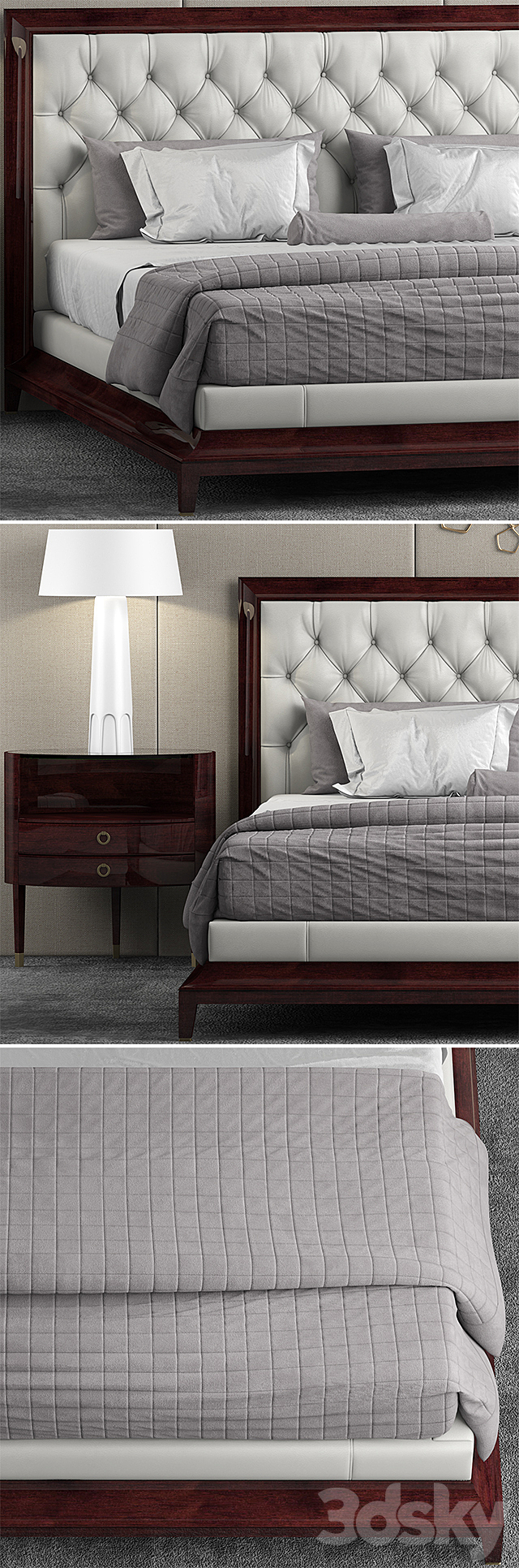 Bed baker MODERNE PLATFORM BED 3DSMax File - thumbnail 2