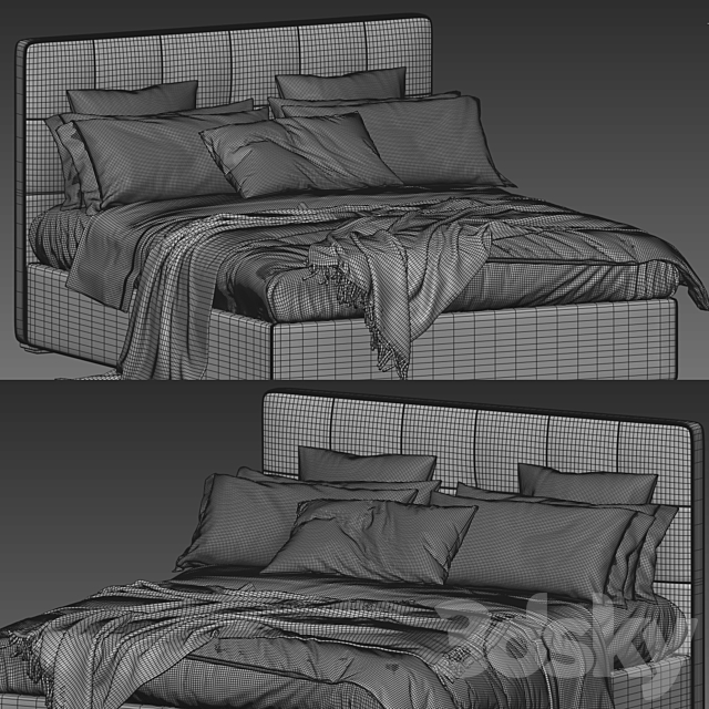 Bed bardo meridiani 3DSMax File - thumbnail 3