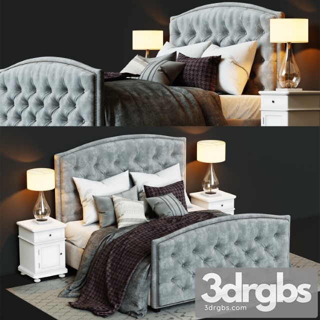 Bed Bassett Vienna Arched 3dsmax Download - thumbnail 1